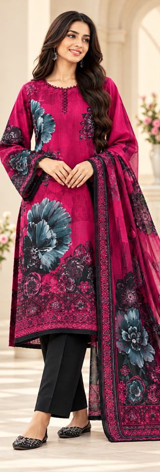 Magenta Floral