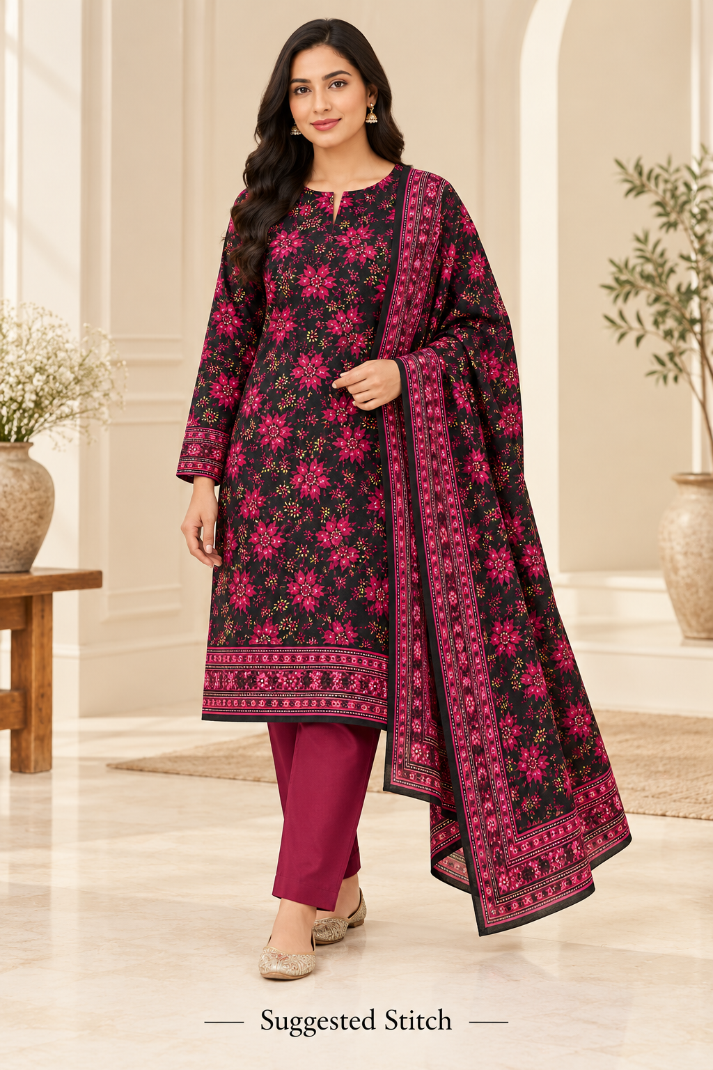 Black & Magenta Dhanak